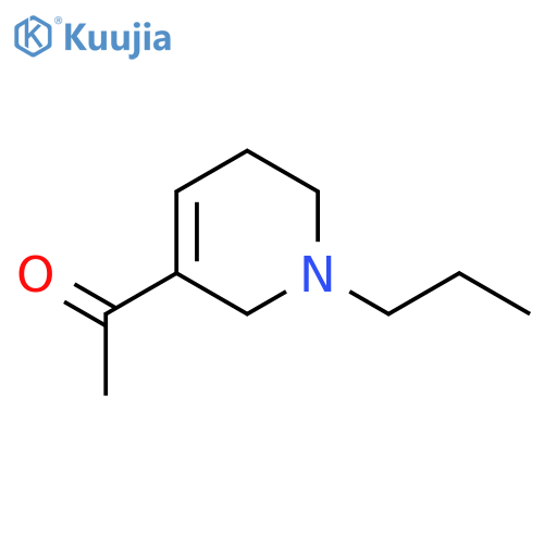 Ethanone,1-(1,2,5,6-tetrahydro-1-propyl-3-pyridinyl)- structure