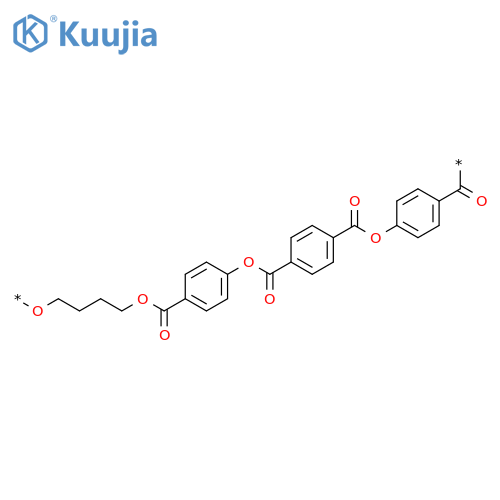 POLY(OXY-1,4-BUTANEDIYLOXYCARBONYL-1,4-PHENYLENEOXYCARBONYL-1,4-PHENYLENECARBONYLOXY-1,4-PHENYLENECARBONYL) structure