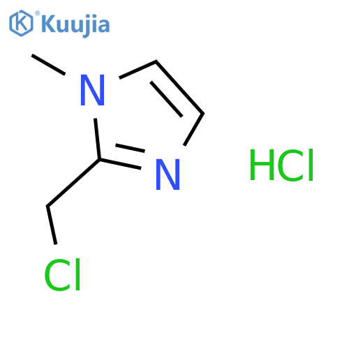 2-(Chloromethyl)-1-methyl-1H-imidazole hydrochloride structure