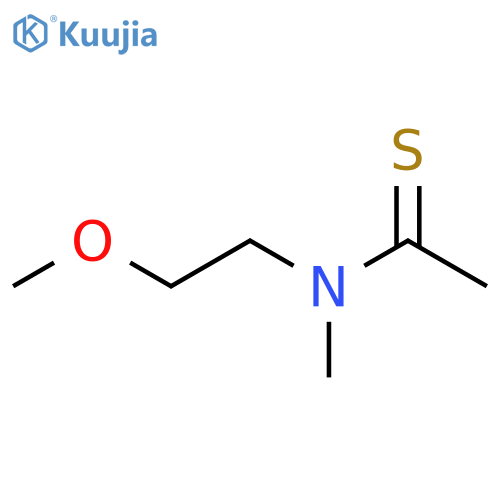 Ethanethioamide,N-(2-methoxyethyl)-N-methyl- structure