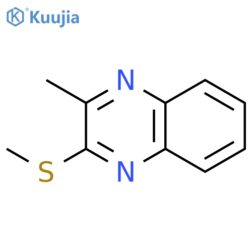 2-Methyl-3-(methylsulfanyl)quinoxaline structure