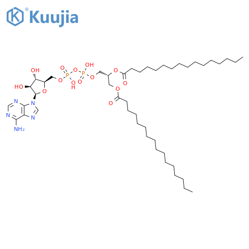 9beta-D-Arabinofuranosyladenine 5'-diphosphate-5'-1,2-dipalmitin structure