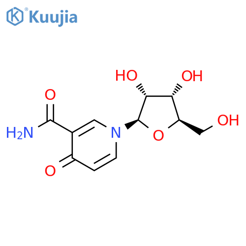 3-Pyridinecarboxamide,1,4-dihydro-4-oxo-1-b-D-ribofuranosyl- structure