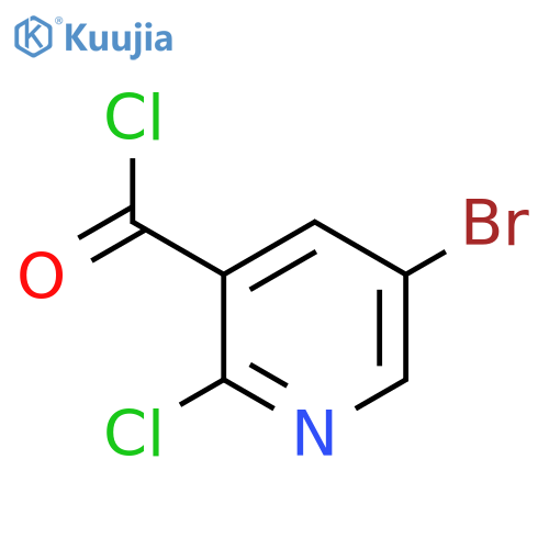 3-Pyridinecarbonylchloride, 5-bromo-2-chloro- structure