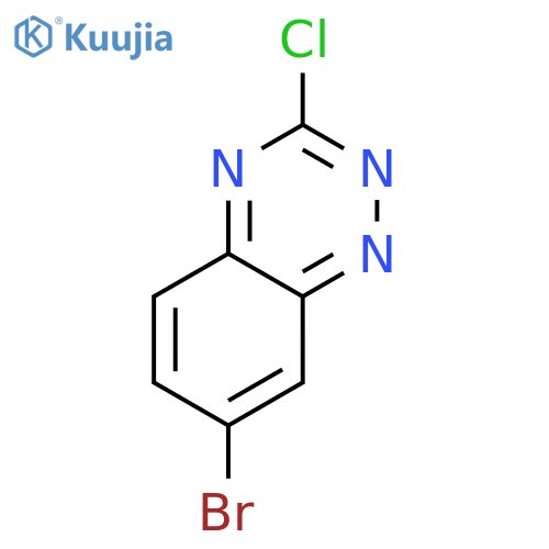 1,2,4-Benzotriazine, 7-bromo-3-chloro- structure