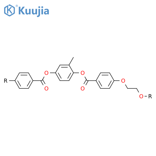 POLY[OXY-1,2-ETHANEDIYLOXY-1,4-PHENYLENECARBONYLOXY(METHYL-1,4-PHENYLENE)OXYCARBONYL-1,4-PHENYLENE] structure