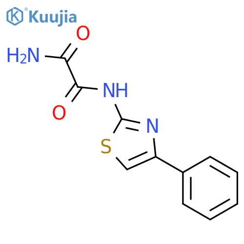 N-(4-phenyl-1,3-thiazol-2-yl)ethanediamide structure