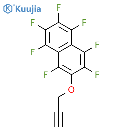 NAPHTHALENE, 1,2,3,4,5,6,8-HEPTAFLUORO-7-(2-PROPYNYLOXY)- structure