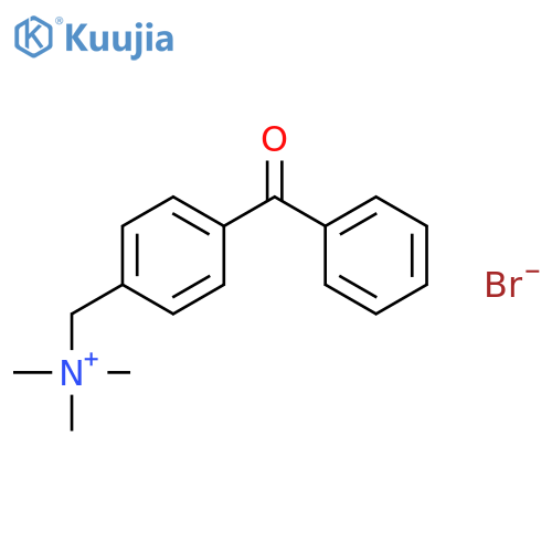 (4-benzoylphenyl)methyltrimethylazanium bromide structure