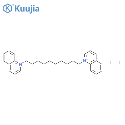 QUINOLINIUM, 1,1'-(1,10-DECANEDIYL)BIS-, DIIODIDE structure