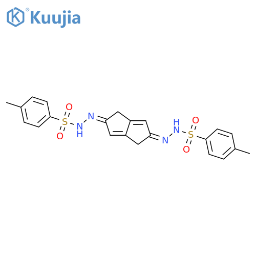 N',N''-(Pentalene-2,5(1H,4H)-diylidene)bis(4-methylbenzene-1-sulfonohydrazide) structure