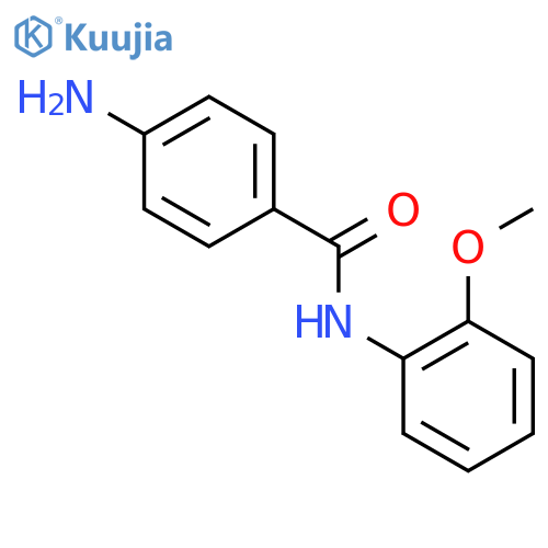 4-Amino-N-(2-methoxyphenyl)benzamide structure