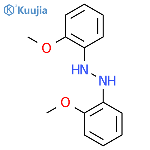 1,2-bis(2-methoxyphenyl)hydrazine structure