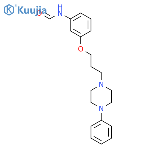 Formamide, N-[3-[3-(4-phenyl-1-piperazinyl)propoxy]phenyl]- structure