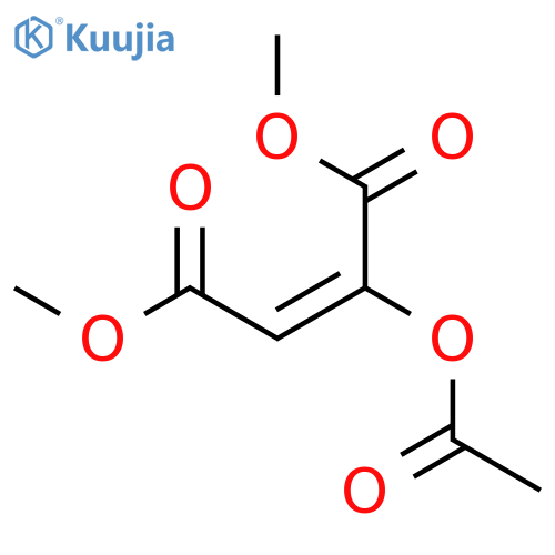 2-Butenedioic acid, 2-(acetyloxy)-, dimethyl ester, (E)- structure