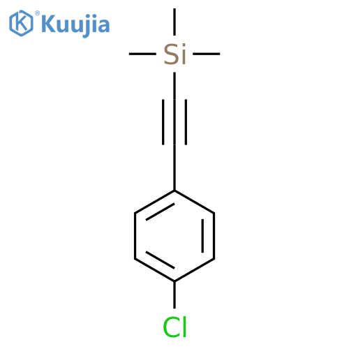 (4-Chlorophenylethynyl)trimethylsilane structure