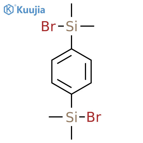 SILANE, 1,4-PHENYLENEBIS[BROMODIMETHYL- structure
