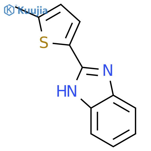 1H-Benzimidazole, 2-(5-methyl-2-thienyl)- structure