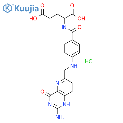 L-Glutamic acid,N-[4-[[(2-amino-1,4-dihydro-4-oxopyrido[3,2-d]pyrimidin-6-yl)methyl]amino]benzoyl]-, dihydrochloride (9CI) structure