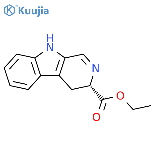 3H-Pyrido[3,4-b]indole-3-carboxylic acid, 4,9-dihydro-, ethyl ester, (3S)- structure
