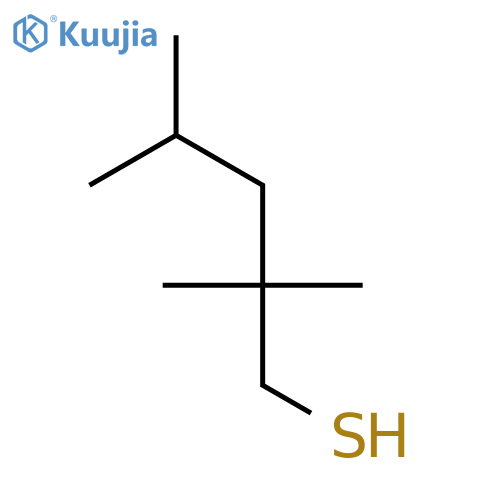 1-Pentanethiol, 2,2,4-trimethyl- structure