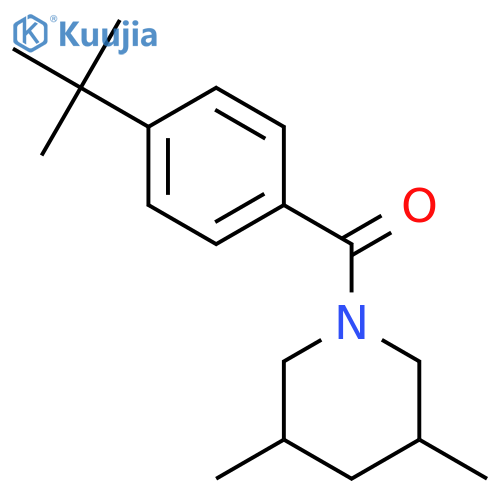 PIPERIDINE, 1-[4-(1,1-DIMETHYLETHYL)BENZOYL]-3,5-DIMETHYL- structure