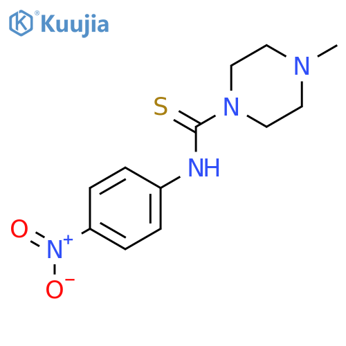 1-Piperazinecarbothioamide,4-methyl-N-(4-nitrophenyl)- structure