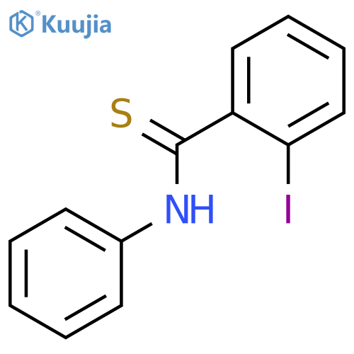 Benzenecarbothioamide, 2-iodo-N-phenyl- structure