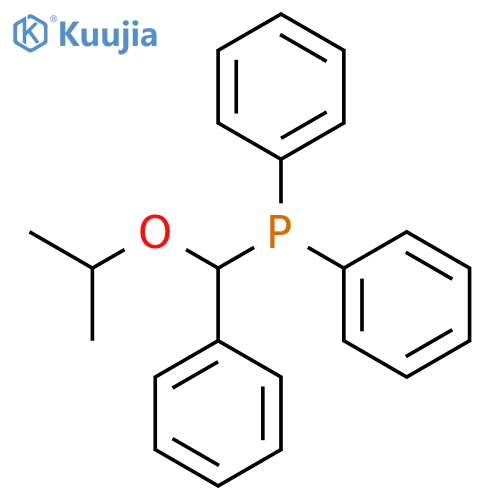 Phosphine, [(1-methylethoxy)phenylmethyl]diphenyl- structure