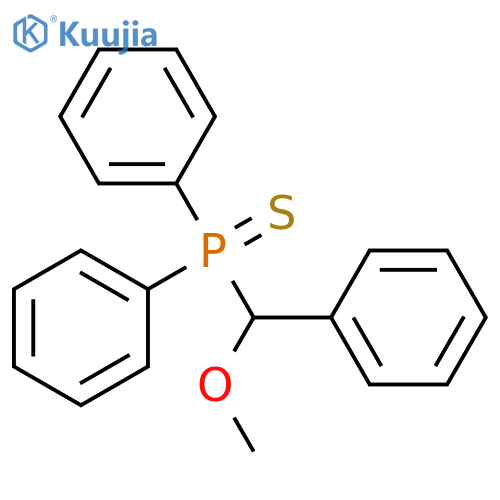 Phosphine sulfide, (methoxyphenylmethyl)diphenyl- structure