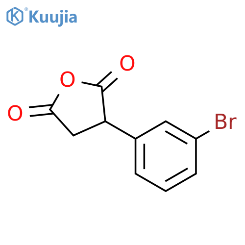3-(3-bromophenyl)oxolane-2,5-dione structure