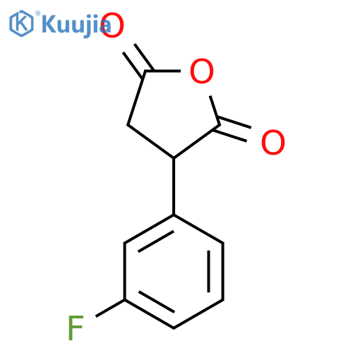 3-(3-Fluorophenyl)oxolane-2,5-dione structure