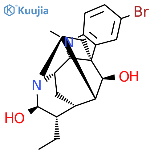 Ajmalan-17,21-diol, 10-bromo-, (17S,21a)- structure