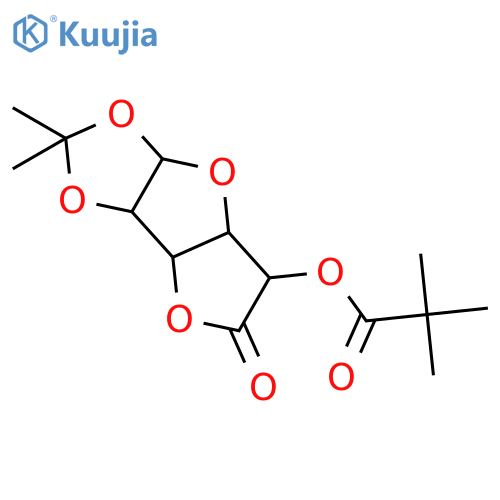 1,2-O-Isopropylidene-5-O-pivaloyl-a-D-glucofuranosiduronoic acid-6,3-lactone structure