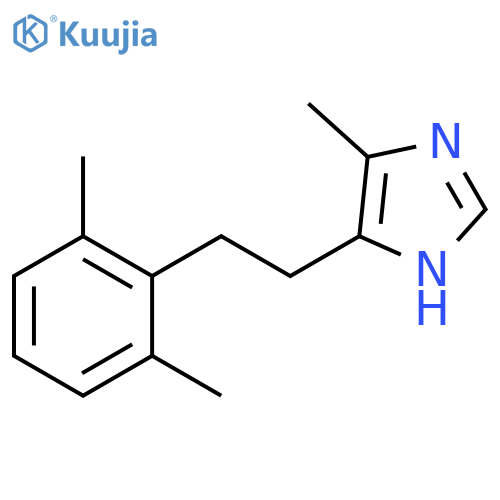1H-Imidazole,5-[2-(2,6-dimethylphenyl)ethyl]-4-methyl- structure