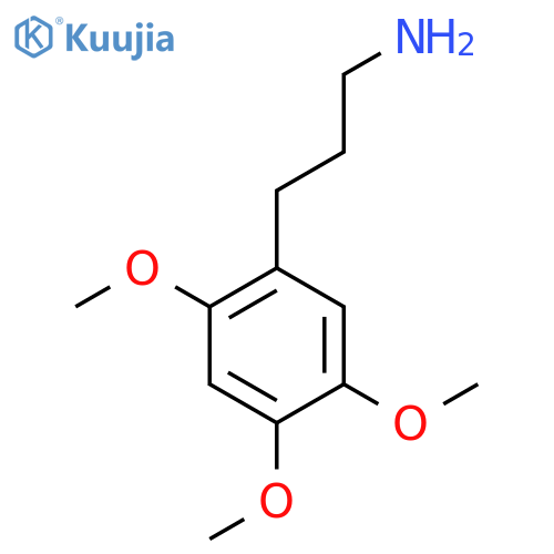 3-(2,4,5-trimethoxyphenyl)propan-1-amine structure