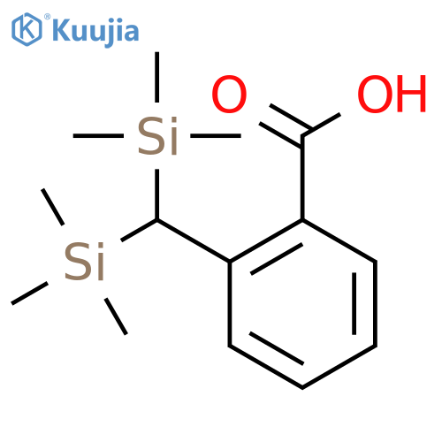 2-(bis(trimethylsilyl)methyl)benzoic acid structure