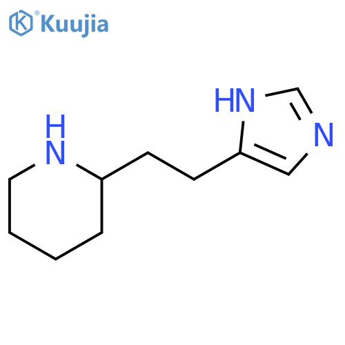 2-[2-(1H-IMIDAZOL-4-YL)-ETHYL]-PIPERIDINE structure