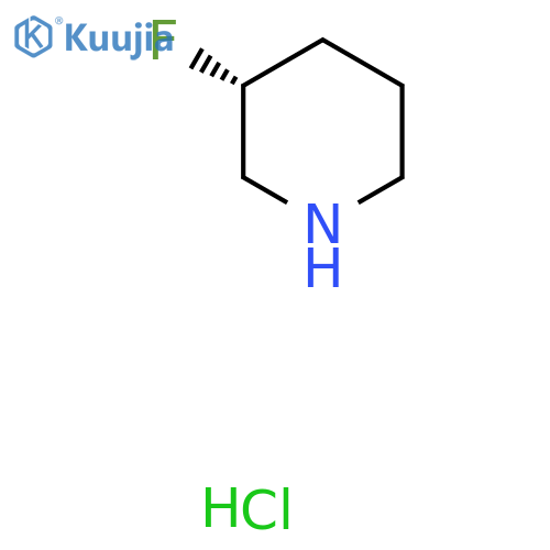 (3R)-3-fluoropiperidine;hydrochloride structure