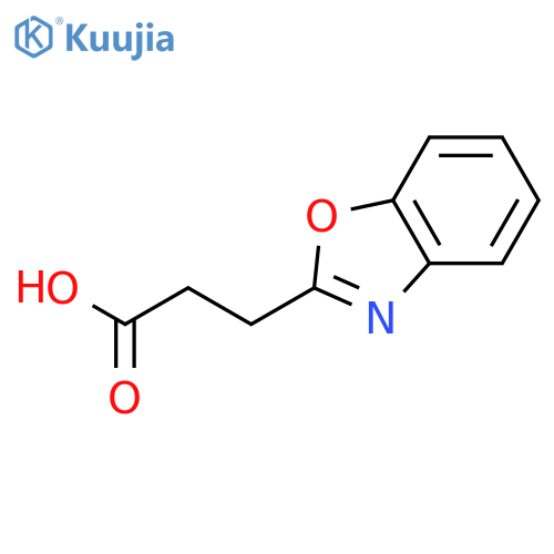3-(1,3-benzoxazol-2-yl)propanoic acid structure