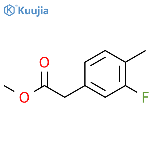 Methyl 2-(3-fluoro-4-methylphenyl)acetate structure