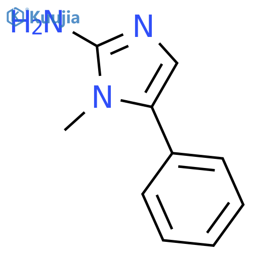 1-Methyl-5-phenyl-1H-imidazol-2-ylamine structure