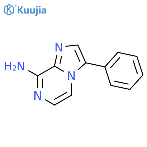 Imidazo[1,2-a]pyrazin-8-amine, 3-phenyl- structure