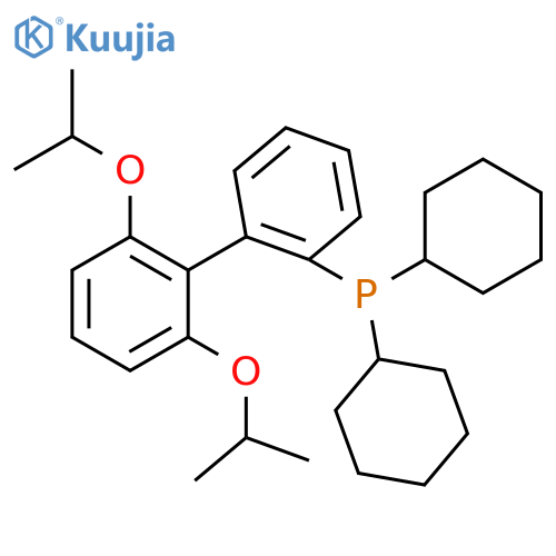 [2',6'-bis(propan-2-yloxy)-[1,1'-biphenyl]-3-yl]dicyclohexylphosphane structure