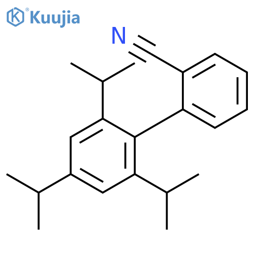 [1,1'-Biphenyl]-2-carbonitrile, 2',4',6'-tris(1-methylethyl)- structure