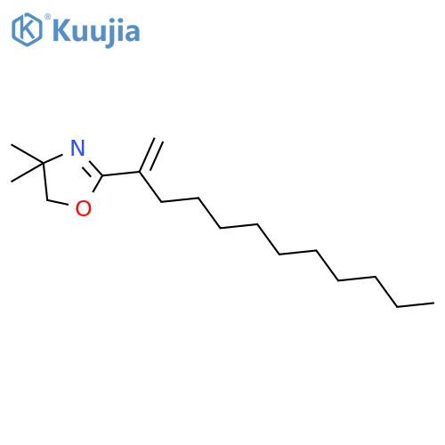 Oxazole, 4,5-dihydro-4,4-dimethyl-2-(1-methyleneundecyl)- structure