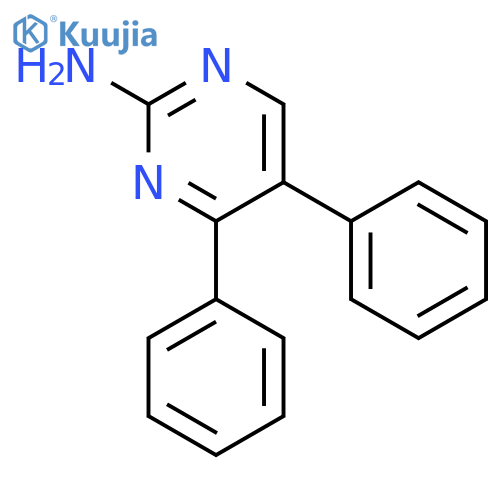 2-Pyrimidinamine, 4,5-diphenyl- structure