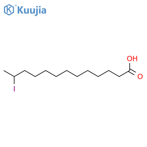 TRIDECANOIC ACID, 12-IODO- structure