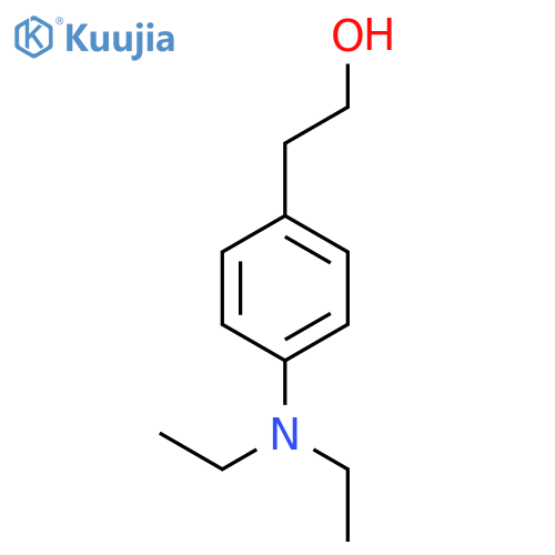 2-4-(diethylamino)phenylethan-1-ol structure