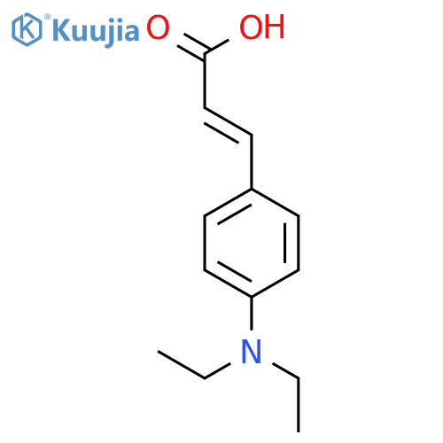 (2E)-3-4-(Diethylamino)phenylacrylic Acid structure